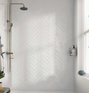 3 x 12 Magnes White Shower Wall