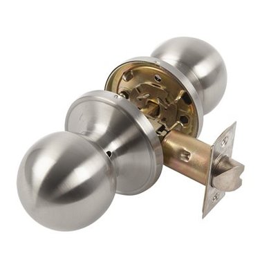 DOOR LOCK KNOB PASSAGE STAINLESS STEEL