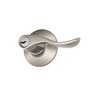 DOOR LOCK LEVER ENTRY SATIN NICKEL