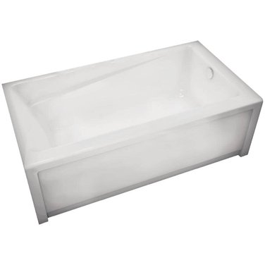 MAAX 60" x 32" New Town Acrylic Tub - with Right Hand Drain + Skirt, White
