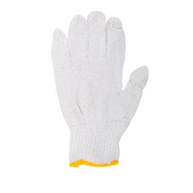 Knitted Poly/Cotton White Gloves - 12 Pack