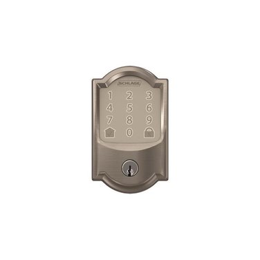 Schlage Encode Smart WiFi Deadbolt with Camelot Trim (Satin Nickel)