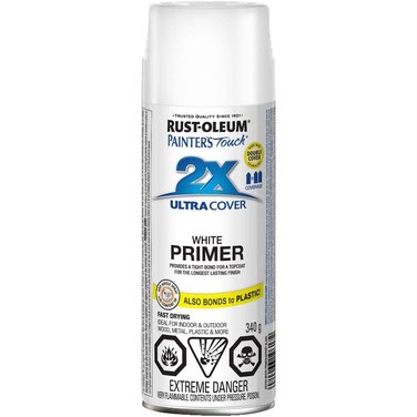 Rust-Oleum Painter's Touch 2X Ultra Cover Spray Primer - White, 340 g