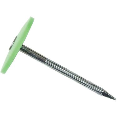 Tree Island 2" Green Plastic Top Spiral Nails - 2000 Pack