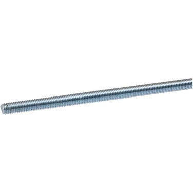 Builder's Hardware 1/2-13 x 10' Zinc Plated Threaded Rod