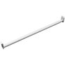 HOME HARDWARE 30" - 48" White Adjustable Closet Rod, with Fixed Ends