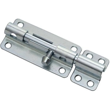 Builder's Hardware 4" Heavy Duty Barrel Bolt - Zinc