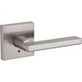 WEISER LOCK Satin Nickel Modern Halifax Privacy Door Leverset