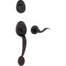 WEISER LOCK Venetian Bronze Daytona/Layton Safelock Entrance Gripset