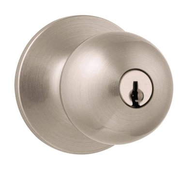 WEISER LOCK Satin Nickel Regina Safelock Entrance Knobset