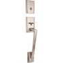 WEISER LOCK Satin Nickel Camino/Halifax Smart Key Entrance Gripset