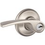 SCHLAGE LOCK Satin Nickel Merano Entrance Leverset