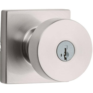 WEISER LOCK Satin Nickel Cambie Smart Key Entrance Knobset