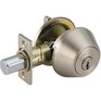 WEISER LOCK Satin Nickel Single Cylinder Safelock Deadbolt