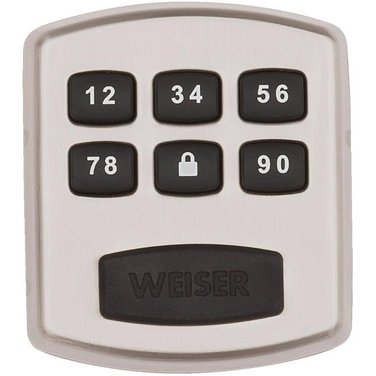 WEISER LOCK Powerbolt Electronic Deadbolt Lock - Satin Nickel