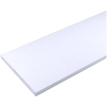 ONWARD 8" x 24" White Laminated Shelf