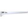 HOME STORAGE 14" White Single Track Shelf Bracket