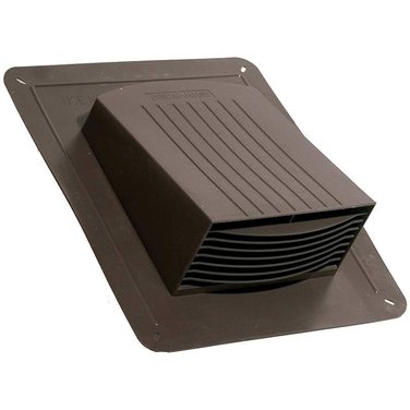 DUDANS JAFINE Vent, Exhaust Roof W/ Damper BRN 4"