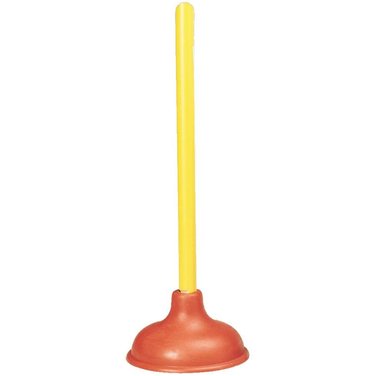 GENERIC 5-1/2" Toilet Plunger - Red