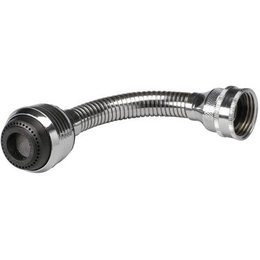 HOME PLUMBER Chrome Faucet Aerator with Flexible Hose
