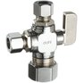 DAHL 5/8" x 3/8" Compression Brass Dual Outlet Valve