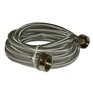 HOME PLUMBER 120" Flexible Stainless Steel Washing Machine Connector