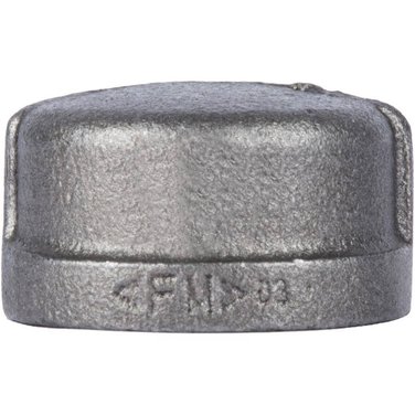 3/4" Black Iron Cap