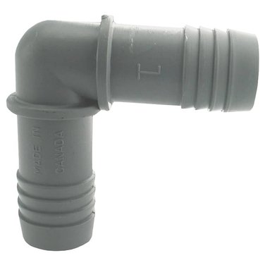 PLUMB-EEZE 1" 90 Degree Poly Insert Elbow