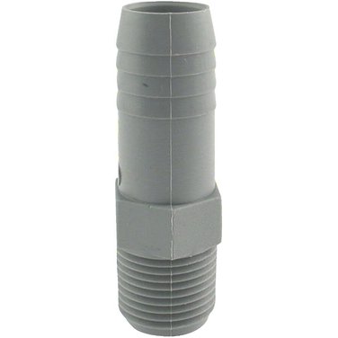 PLUMB-EEZE 3/4" Insert x 1/2" MPT Poly Adapter