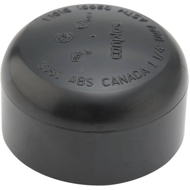 CANPLAS 1-1/4" Hub ABS Cap