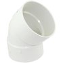 CANPLAS 3" Hub x Hub 45 Degree PVC Sewer Elbow