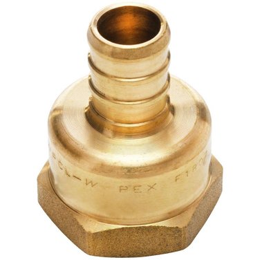 WATERLINE PRODUCTS 1/2" PEX x 3/4" FPT Brass Adapter