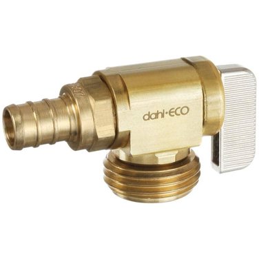 DAHL 1/2" PEX x 1/2" Hose & Boiler Drain Valve