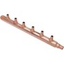 WATERLINE PRODUCTS 3/4" PEX Inlet x 1/2" PEX Outlet 6 Branch Closed End Manifold
