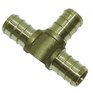 WATERLINE PRODUCTS 1/2" PEX Brass Tees - 25 Pack