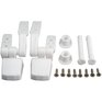 MOEN White Toilet Seat Hinge