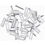 RCA Flat Nail-In Cable Clips - White, 20 Pack