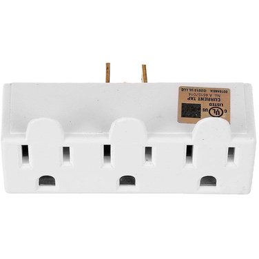 EATON Wall Tap - White with 3 outlets