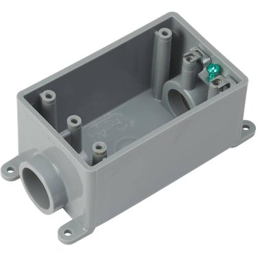 CARLON 3/4" FSC PVC Single Gang Box