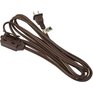 POWER EXTENDER 3 Outlet Indoor Extension Cord - Brown, 3 m
