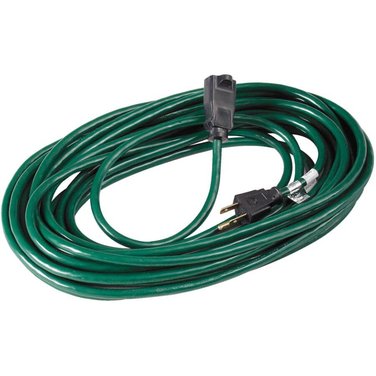 POWER EXTENDER SJTW Garden Extension Cord - Green, 12 m