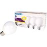 PHILIPS 4.5W G25 Medium Base Soft White LED Light Bulbs - 3 Pack