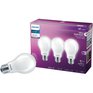 PHILIPS 60W Ultra Definition A19 Bright White Dimmable LED Light Bulbs - 3 Pack