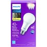 PHILIPS 5W/8W/14W A21 Medium Base Warm White LED Tri-light Bulb