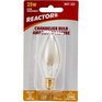 REACTOR 25W B8 Candelabra Base Clear Chandelier Light Bulb