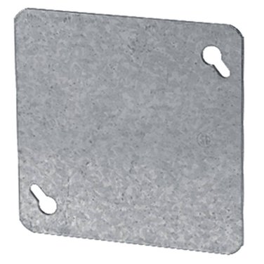 IBERVILLE 4" Square Blank Receptacle Cover
