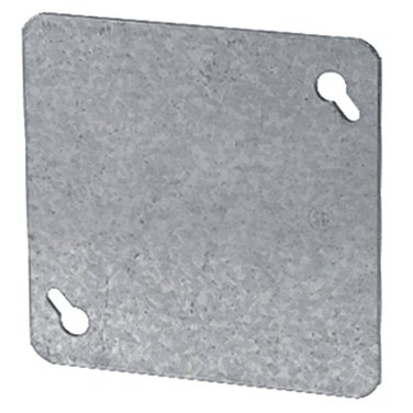 IBERVILLE 4" Square Blank Receptacle Cover