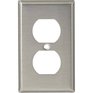 EATON Stainless Steel Duplex Receptacle Plate