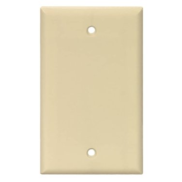 EATON Ivory 1-Gang Blank Wall Cover