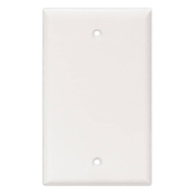 EATON White 1-Gang Blank Wall Cover